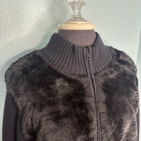 Catherines Plus Size Black Sweater Jacket - Picture 4 of 11